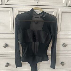 ASTR the Label Black Fiona Bodysuit